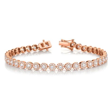 rose gold diamond bracelets